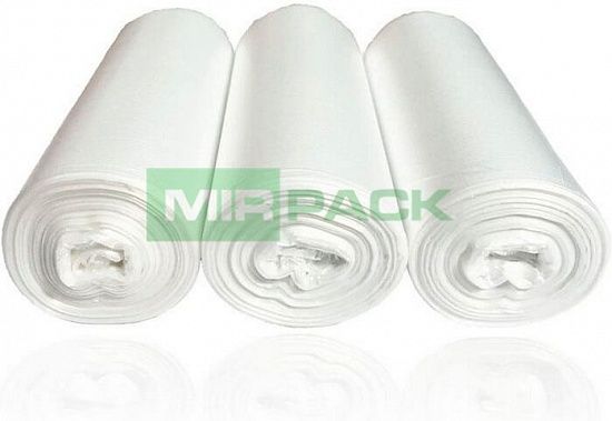 Мешки для мусора 3 литра, 100 шт, ПСД, белые, 18 мкм - Вид 1